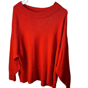 Penningtons Vibrant Red Crew Neck Sweater size 1X